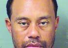 At one of his low points: Woods’ DWI mug shot; May 2017.
